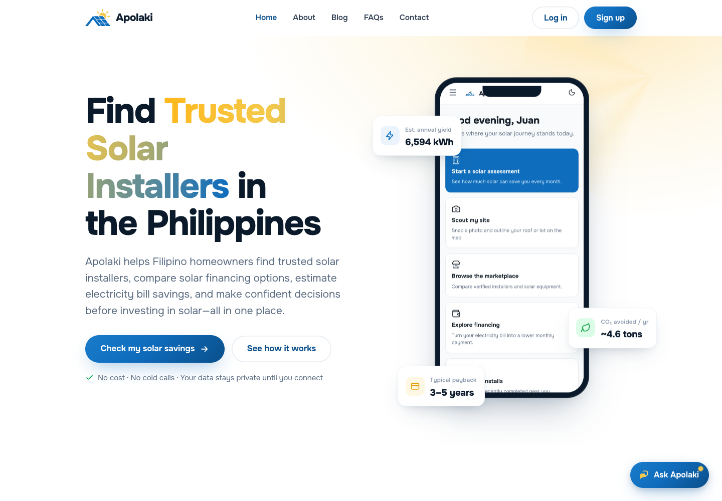 Apolaki solar marketplace